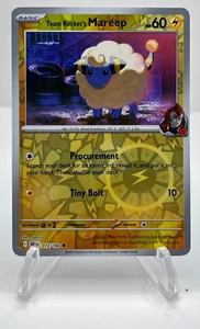 Pokemon Team Rocket's Mareep NM 072/182 Destined Rivals Reverse Holo - Picture 1 of 2
