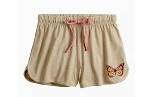 Fifth Sun Juniors' Girl's Butterfly Shorts - Beige () - Picture 1 of 2