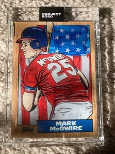 Topps Project 2020 MARK McGWIRE Blake Jamieson 81 W/Box & Bubble Mailer - Picture 1 of 2