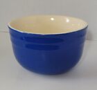 Vintage Oxford Stoneware Blue Mixing Bowl