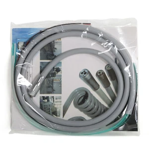 6 Holes Tubing Tube Hose Connector Silicone Fit Dental Fiber Optic Handpiece T6 - Picture 1 of 8