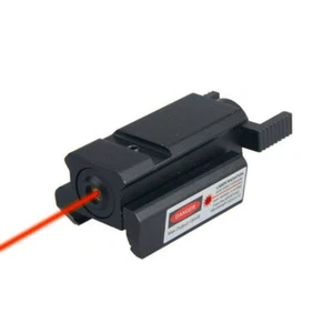 Tactical Red Light Beam Dot Sight Compact Rifle 20mm Rail Picatinny Mount - Picture 1 of 8