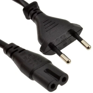 3m Euro EU Plug to Figure of Eight C7 Plug Power Cable - Picture 1 of 1