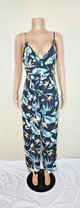 Black Jumper Floral Jumpsuit - Picture 1 of 8
