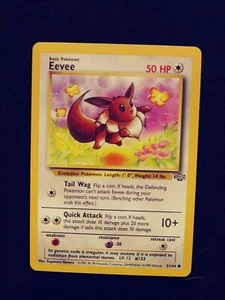 Vintage Pokemon Card - Eevee 1995 96, 98 #51/64 NM - Picture 1 of 2