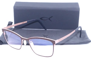 NEW BLACKFIN BF 838 COL. 855 FORTROSE MAROON TITANIUM AUTHENTIC EYEGLASSES 50-18 - Picture 1 of 5
