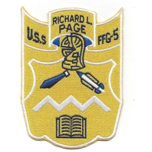 USS Richard L. Page FFG-5 Guided Missile Frigate Ship Patch - Picture 1 of 6