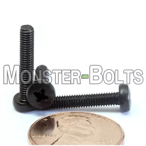 Quantità sfusa 3.000 - M3 x 16 mm DIN 7985A metrica Phillips Pan macchina vite bue nero - Foto 1 di 2