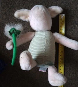 Gund Classic Pooh Piglet MUSICAL Moving Head Wind Up Plush Toy Rare. Dirty. - Picture 1 of 7