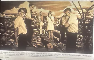Eric Fischl "Funeral” Modern American Art 35mm Slide - Picture 1 of 4