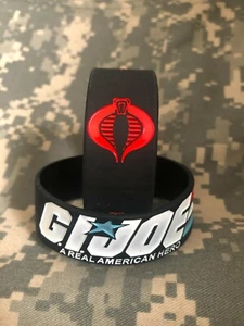 1X G.I.JOE & COBRA Silikon Armband Set, 1" Breite, Ihre Wahl - Veteranenbesitz - Bild 1 von 4
