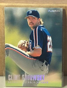 1996 FLEER TIFFANY #120 CLINT SODOWSKY DETROIT TIGERS