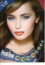 Lentilles de couleur FRESHTONE Cosmetic lenses * Vendeur Français * 1 year