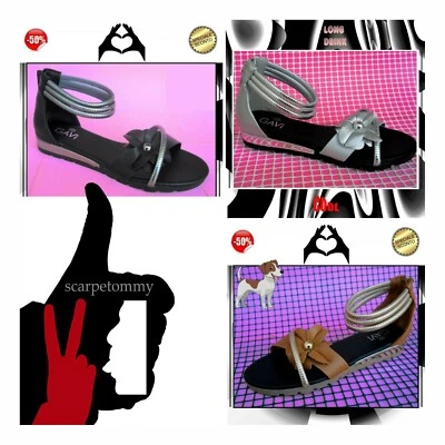 SANDALI DONNA bassi ZEPPA  SCHIAVA CAVIGLIA gavi' meta' prezzo - Immagine 1 di 4