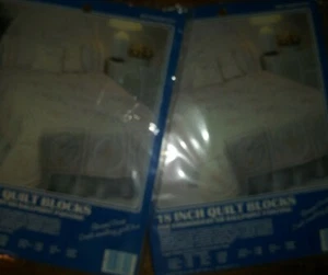 New nip nos 2 Vogart 18 in quilt block craft kits for embroidery or ballpoint - Picture 1 of 3