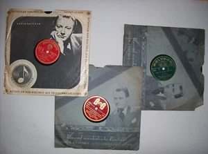 3x Schellackplatten Peter Kreuder U.a. Frühling ohne Ende.... 30er 40er Jahre - Bild 1 von 15