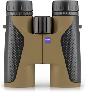 ZEISS Binoculars Terra ED 10x42 Coyote Brown Limited Edition Authorized Dealer - Picture 1 of 3