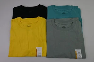 Boys's Wonder Nation Short Sleeve Crewneck T-Shirts 4-Pk Variety Colors L(10-12) - Picture 1 of 4