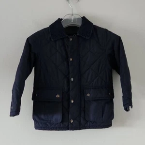 GAP | Barn jacket quilted navy blue boys sz 4 - Picture 1 of 4