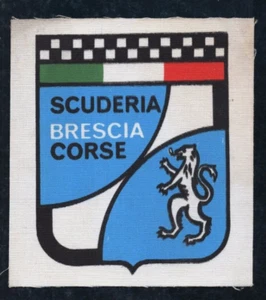 SCUDERIA BRESCIA CORSE toppa in tessuto anni 70/80 VINTAGE TEXTILE PATCH Ferrari - Picture 1 of 2