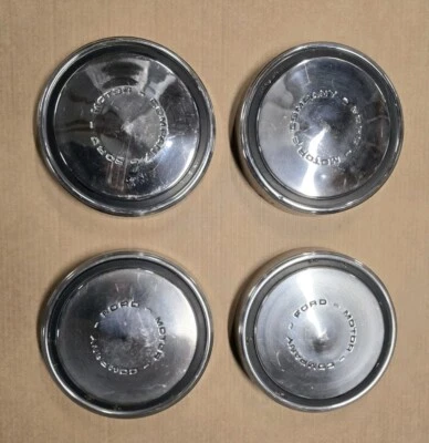 Ford F100 F150 1970 85 1/2 tonelada acero inoxidable plato para perros tapacubos 10,5 pulgadas juego de 4 Foto 1 de 4