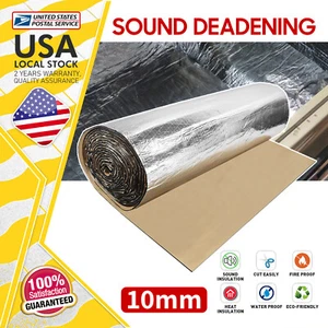 Noiseless Engine Hood 39"*79" Fireproof Self-Adhesive Sound Deadener for Car - Picture 1 of 17