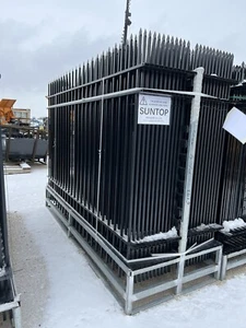 Two Racks Of 300 feet of steel fencing 10’ panels 7’ Tall 600 Feet Total Fence - Picture 1 of 5