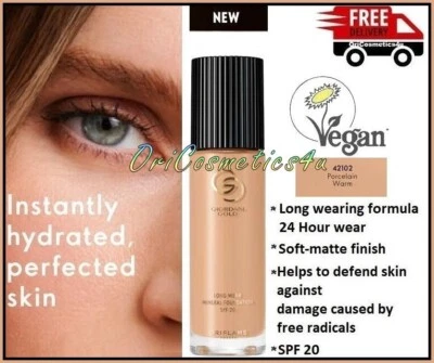 Oriflame Giordani Gold Long Wear Mineral Foundation - Porcelain Warm SPF20 - Image 1 of 4