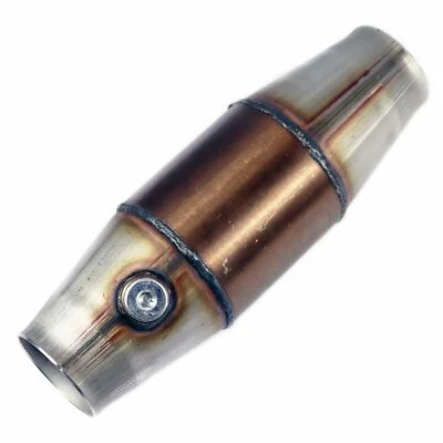 Acero Inoxidable Deportivo Catalizador de Carrera 2.5" 63mm Con 400 Células - Imagen 1 de 4