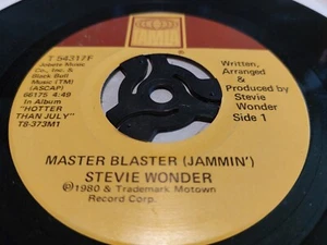 STEVIE WONDER * MASTER BLASTER * 7" SINGLE VERY GOOD 1980 U.S. IMPORT - Picture 1 of 2