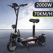 2000W 70KM/H Adult Electric Scooter Motor e Scooter Foldable Bike With Seat