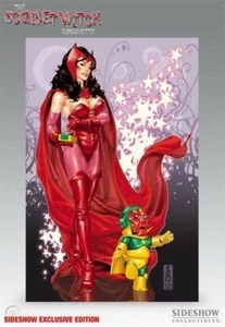 Sideshow EXCLUSIVE Marvel Scarlet Witch Wanda & Vision Doctor Strange Statue MIB - Picture 1 of 12