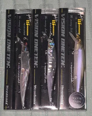 ❗️LOTE DE 3❗️ MEGABASS VISION ONETEN 110 Señuelos Jerkbait 4-1/3" Big Bass Baits NUEVO Foto 1 de 3
