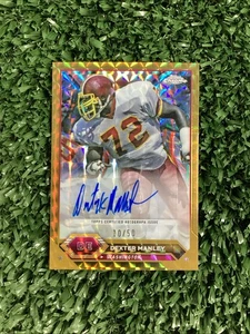 Dexter Manley 2024 Topps Chrome Football Auto Gold /50 Redskins Free Shipping! - Picture 1 of 2