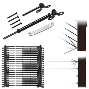 Muzata 20 Pairs 1/8" Black Cable Railing Hardware Kit Swage Toggle - Picture 1 of 5