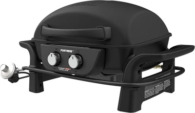 Combo de parrilla y plancha de gas portátil de 2 quemadores Nexgrill Fortess con cocina de 263 metros cuadrados Foto 1 de 4