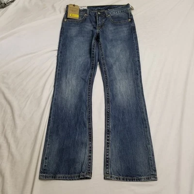 Pantalones de mezclilla John B Stetson para hombre 32x32 1014 Rocker Bootleg vaquero azul occidental Foto 1 de 4