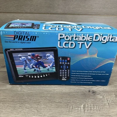 Digital Prism ATSC-710 Portable 7” Handheld LCD TV w/Remote & Car Adapter - Image 1 of 4