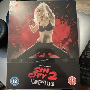 Sin City 2: A Dame To Kill For Blu-Ray Steelbook Frank Miller Robert Rodriguez - Picture 1 of 2