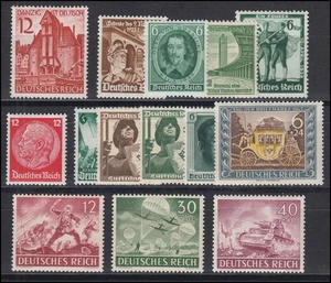 Deutsches Reich - kleines Lot, Katalogwert über 30 Euro, alle postfrisch ** - Bild 1 von 1