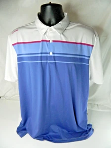 PING Polo Shirt Mens Large Striped Golf SensorCool Performance Classic - Picture 1 of 11