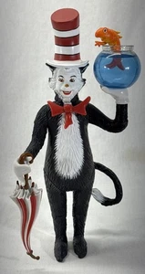 Figura de acción Dr. Suess Cat In The Hat Talking 2003 Universal 12 pulgadas - Imagen 1 de 10