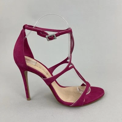 Russell Bromley Bright Rose Slingback High Heels Stiletto Sandals Shoes EU40 UK7 - Image 1 of 4