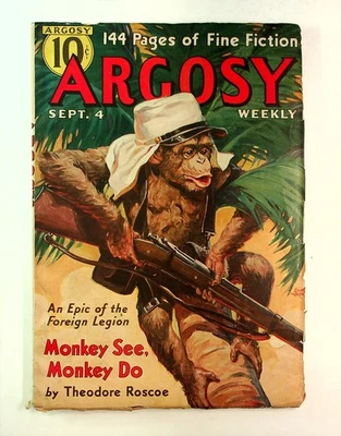 Argosy Part 4: Argosy Weekly Sep 4 1937 Vol. 275 #5 FN - Image 1 of 3