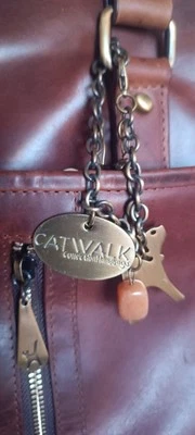 Luxus Leder Designer Schultertasche von Catwalk Collections UVP 175£  - Bild 1 von 4