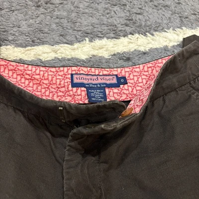 Pantalones de pana para mujer Vineyard Vines marrón talla 0 Foto 1 de 3