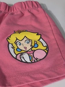 Princess Peach Super Mario Shorts girl's youth 4/5 - Picture 1 of 4