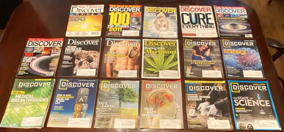 Lot 17 Magazines DISCOVER 2005 - 2022 - Image 1 of 4
