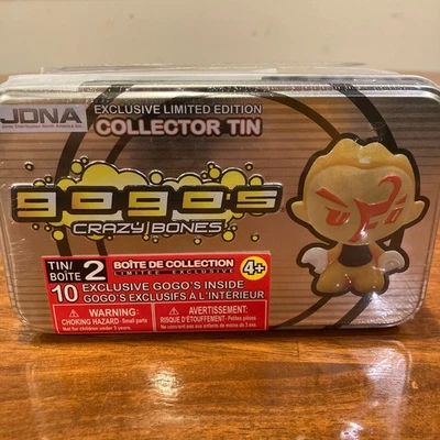 JONA GOGO'S CRAZY BONES LIMITED EDITION COLLECTOR TIN  w/ 18 Characters - Image 1 of 3