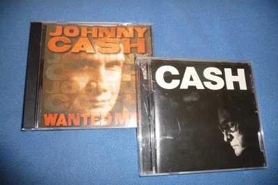 2 JOHNNY CASH Music CD ~ 1984 Wanted Man 2002 The Man Comes Around - Imagem 1 de 2